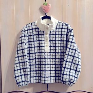 LOFT  - Rib Trim Sherpa